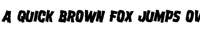 Preview of Dread Ringer Rotated 2 Regular font