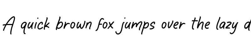 Preview of Dreamy Wallabies Regular font