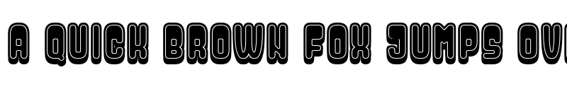 Preview of Dressed Filled Regular font