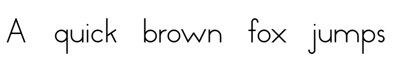 Preview of Dressler Light font