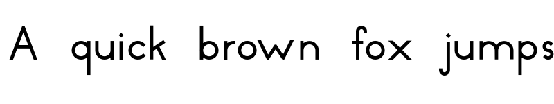 Preview of Dressler Regular font