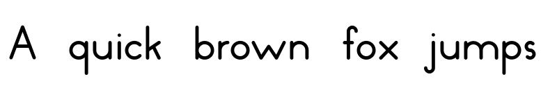 Preview of Dressler Rounded font