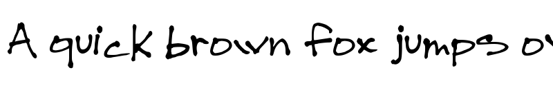 Preview of Drew Hand 1 Medium font