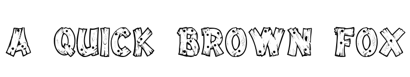 Preview of Drift Wood Regular font