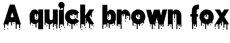 Preview of Dripped Ink Demo Regular font