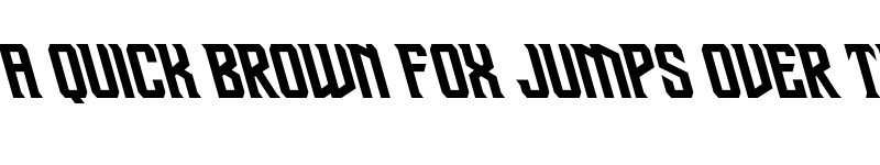 Preview of Drive Corps Leftalic Regular font