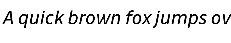 Preview of Drive Italic font