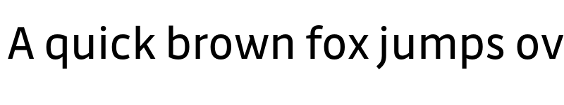 Preview of Drive Regular font