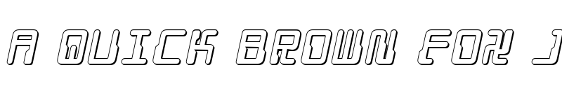 Preview of Droid Lover 3D Italic Italic font