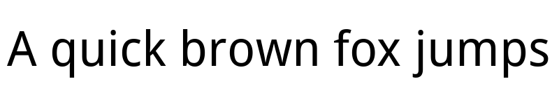 Preview of Droid Sans Regular font