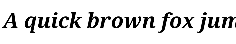 Preview of Droid Serif Bold Italic font