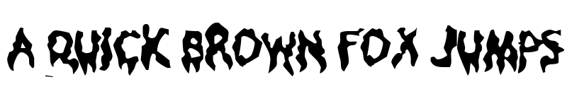 Preview of Droopy Poopy Regular font