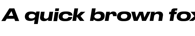 Preview of Druk Wide Trial Medium Italic font