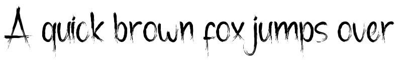 Preview of Dry Paint Demo Regular font