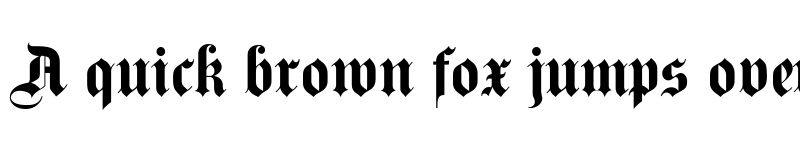 Preview of DS Fette Kanzlei OsF Regular font