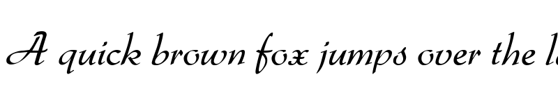 Preview of DS Gabriele Regular font