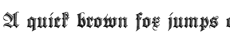 Preview of DS Zierschrift Regular font