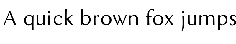 Preview of DualisLite Regular font