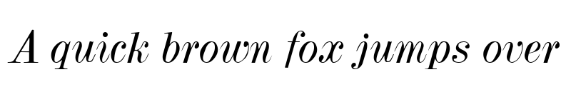 Preview of Dubiel Italic font