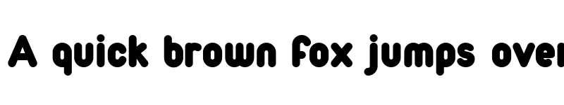 Preview of Duepuntozero Black Regular font