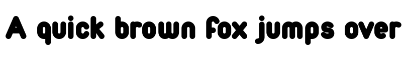 Preview of Duepuntozero Black font