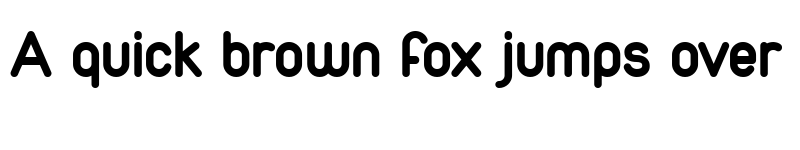 Preview of Duepuntozero Bold font