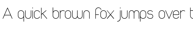 Preview of Duepuntozero ExtraLight font