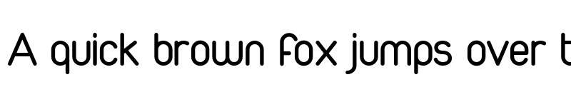 Preview of Duepuntozero Regular font