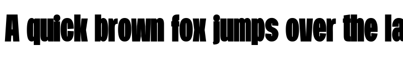 Preview of Duera PERSONAL USE Condensed Black font