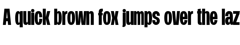 Preview of Duera PERSONAL USE Condensed Bold font