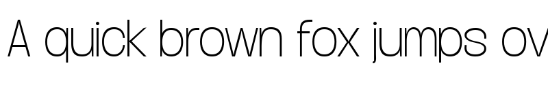 Preview of Duera PERSONAL USE Normal Thin font