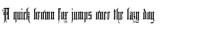 Preview of Duerer Gotisch Regular font