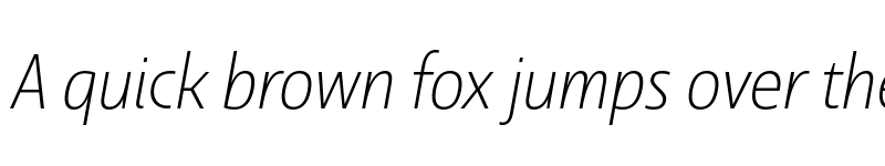 Preview of Dulcian Cond Light Italic font