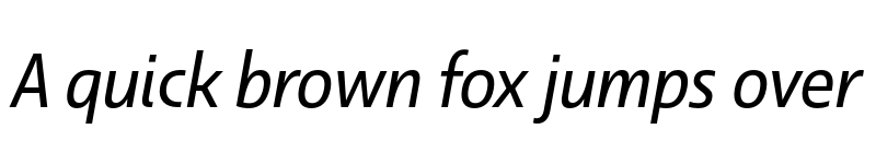 Preview of Dulcian Cond Regular Italic font