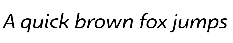 Preview of Dulcian Ext Regular Italic font