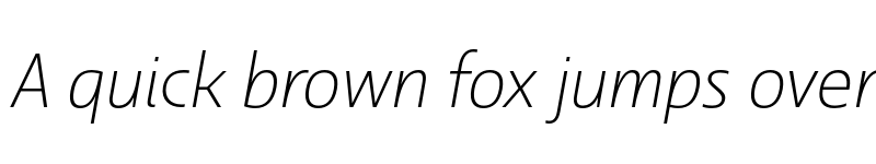 Preview of Dulcian Norm Light Italic font