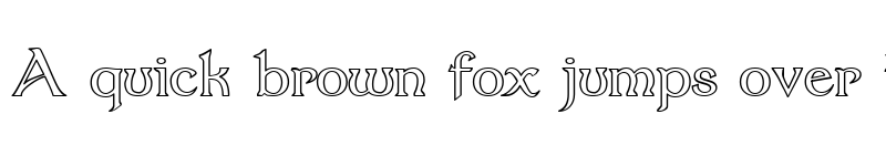 Preview of Dumbledor 1 Outline Regular font