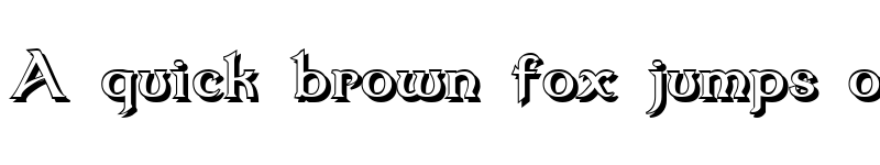 Preview of Dumbledor 1 Shadow Regular font