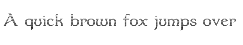 Preview of Dumbledor 2 Cut Down Regular font