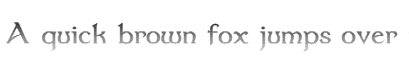 Preview of Dumbledor 2 Cut Up Regular font