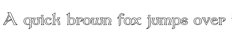 Preview of Dumbledor 2 Outline Regular font