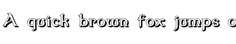 Preview of Dumbledor 2 Shadow Regular font