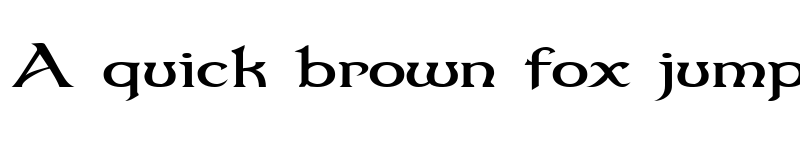 Preview of Dumbledor 2 Wide Regular font