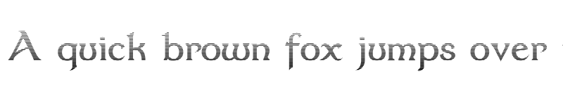 Preview of Dumbledor 3 Cut Down Regular font