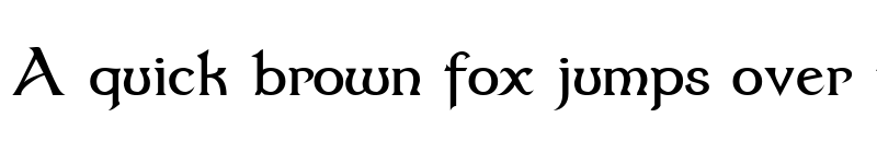 Preview of Dumbledor 3 Regular font