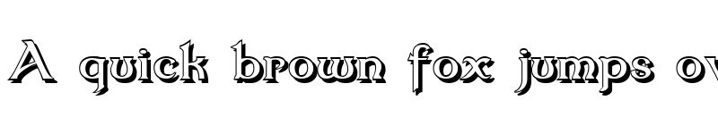 Preview of Dumbledor 3 Shadow Regular font