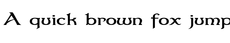 Preview of Dumbledor 3 Wide Regular font