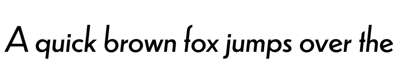 Preview of Dunbar Low Book Italic font