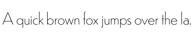 Preview of Dunbar Low Extra Light font