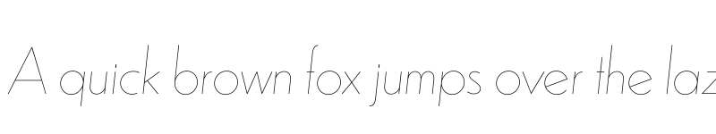 Preview of Dunbar Low Hairline Italic font